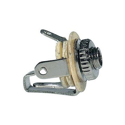 PROEL STAGE PP105 gniazdo żeńskie mono Jack do montażu panelowego, Ø 2.5mm z wyłącznikiem